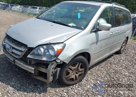 2007 Honda Odyssey Ex-L из США, поврежденный, VIN 5FNRL38667B436825